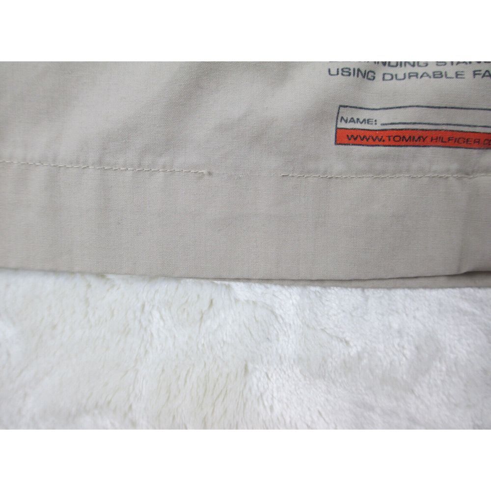 Tommy Hilfiger Shirt Mens 2XL XX‎ Brown Button Up Pockets Utility Flag Casual* - Picture 8 of 13